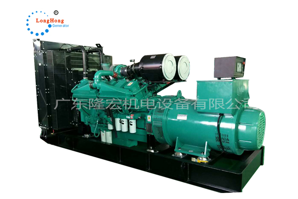 The KTA38-G2A dual voltage of 750KW sino-foreign joint venture Cummins power diesel generator set is 400/230V