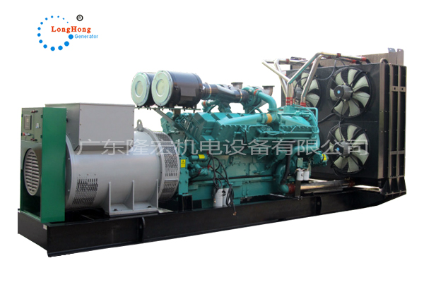 1200KW/1500KVA Chongqing Cummins large diesel generator set KTA50-GS8